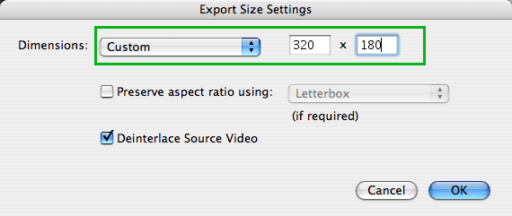 Quicktime Window Sizing