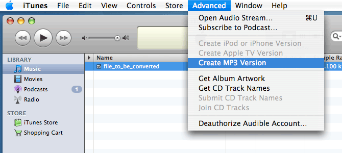 mp3 conversion for transcription